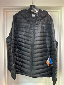 Womens 3X Columbia Westridge Hooded Down Jacket Black Puffer Insulated Plus Size - Picture 1 of 20