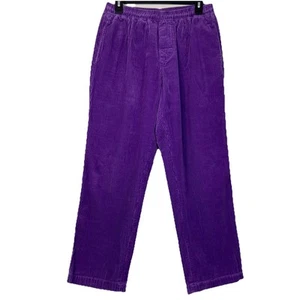 Victoria Beckham Sample Purple Corduroy Pants Women’s SZ S 28x27 High Rise - Picture 1 of 10