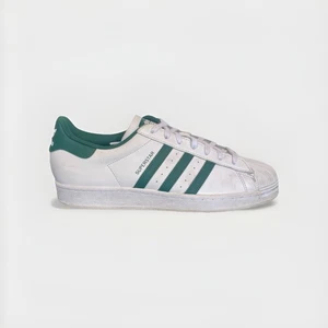 Adidas Superstar Weiß Grün Turnschuhe Größe Uk 11  - Bild 1 von 11
