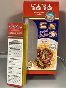 Fasta Pasta Microwave Cooker Red As Seen On Rachael Ray - Picture 1 of 17