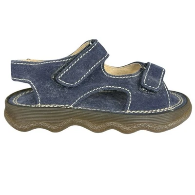 Sandálias pescador unissex azul infantil Dr. Martens tamanho EUA 10 - Imagem 1 de 4