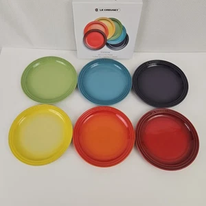 Le Creuset Teeteller runde Schale 18 cm 7,1 Zoll Regenbogen 6 Farben Set hitzebeständig - Bild 1 von 6