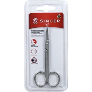 SINGER Extra Curved Embroidery Scissors 4"- - 3 Pack - Picture 1 of 1