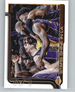 2025-26 Topps Flagship Basketball Showtime Lakers Team Card #293 - Picture 1 of 2