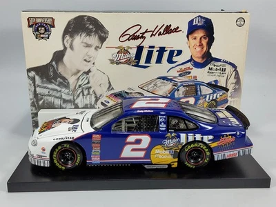Acción diecast Rusty Wallace Miller Lite/ELVIS 1998 NASCAR 1:24 Foto 1 de 4