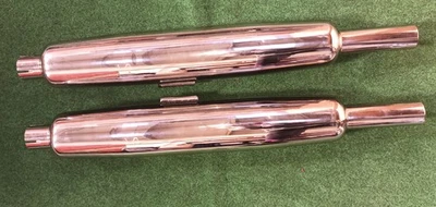 Silenciadores BSA A50 A65 1962-1970 68-2732 - Hecho en Inglaterra Foto 1 de 3