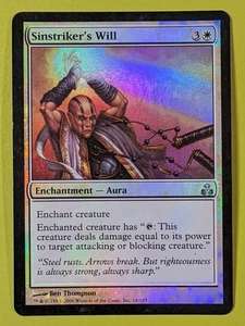 FOIL Sinstriker's Will x1 Guildpact 1x Magic the Gathering MTG - Picture 1 of 1