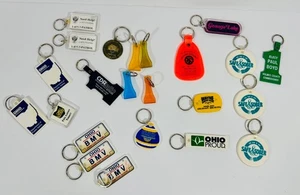 Vintage Ohio Thema Schlüsselanhänger Lot BMV Lotterie Geauga Lake Algonquin Mill Fest - Bild 1 von 7