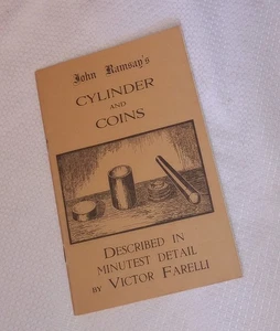 John Ramsay Cylinder and Coins Victor Farelli First Ed Coin Magic Oop - Picture 1 of 4