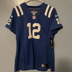 Nike Women's On Field Jersey Indianapolis Colts Andrew Luck 12 Blue New - Picture 1 of 5