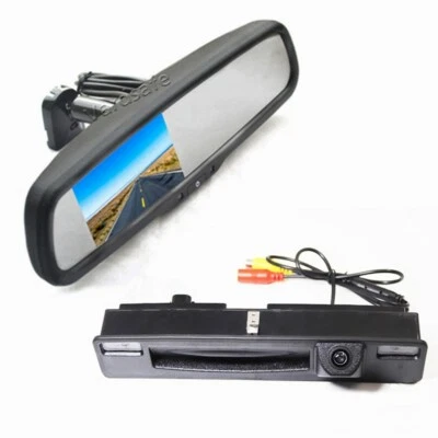 Backup Reverse camera & Replacement Rear View Mirror Monitor for for Ford Focus - Image 1 of 4