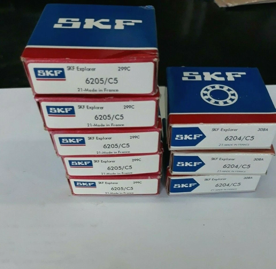 CUSCINETTO A SFERE SKF C5  6204 6205 ALTE PRESTAZIONI C5 20x47x14 25x52x15 - Immagine 1 di 1