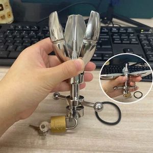 Stainless Steel Butt Anal Plug Dilator Adjustable Extender Expander Sex Toy BDSM - Picture 1 of 19