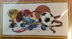 All Star Sports Equipment Sunset Stitchery Crewel Embroidery Kit - Picture 1 of 7
