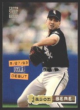 Jason Bere #212 1994 Stadium Club Golden Rainbow Chicago White Sox