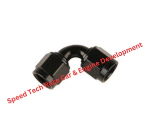 Fragola 496319-BL -10 x 90 Degree Female Coupler Tube Style, Black @ Speed Tech - Picture 1 of 1