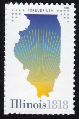 Scott #5274 Illinois Single Forever Stamp - MNH - Image 1 of 2
