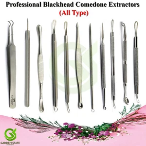 Blackhead Remover Tools Whitehead Extractor Comedone Pimple Blemish Acne Cleaner - Picture 1 of 13