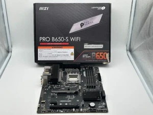 MSI PRO B650-S WIFI AM5 AMD DDR5 ATX Motherboard READ/FOR PARTS - Afbeelding 1 van 10