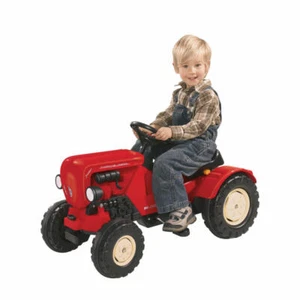 BIG Porsche Diesel Junior Traktor, Kettenfahrzeug, Kinder Traktor, Spielzeug - Bild 1 von 3