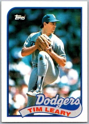 1989 Topps - #249 Tim Leary - Image 1 of 2