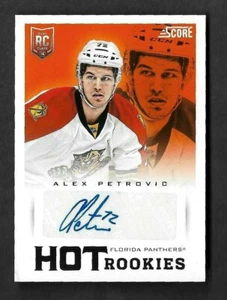 ALEX PETROVIC 2013-14 SCORE HOT ROOKIES RC AUTOGRAPH CARD #740 PANTHERS - Picture 1 of 2