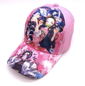 Demon Slayer: Kimetsu no Yaiba Cosplay Anime  Kinder Mädchen Hut Mütze Cap Hat - Picture 1 of 2