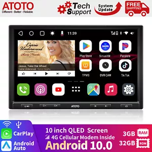 10" S8 PRO Android 2DIN ChatGPT Car Stereo 4G LTE Dual Bluetooth GPS NAVI Radio - Picture 1 of 15