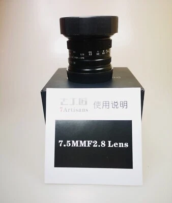 OBJETIVO FISH EYE 7ARTISANS 7.5 2.8 CANON EOS M - Imagen 1 de 4