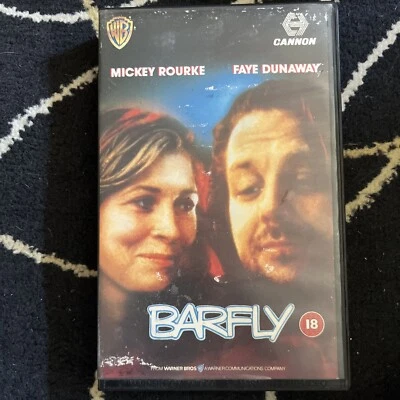 Barfly,Warner Embossed Box,ex Rental Big Box vhs,tested Foto 1 de 4