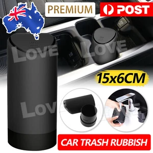 Auto Car Trash Rubbish Can Garbage Dust Dustbin Box Case Holder Bin Mini Trash - Picture 1 of 9