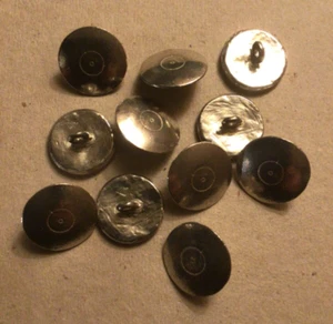 Pewter buttons 23mm dome (12 pack) for historical clothing & uniforms. - Picture 1 of 3
