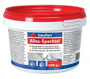 Baufan Alles-Spachtel (Spatule Fine) 500 Gramme Équilibrer De Petit Inégalités - Photo 1/4
