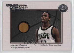 2001 Fleer Greats of the Game Feel the Game Hardwood Classics Mateen Cleaves