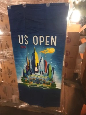 Nuevo 2014 US Open algodón tenis toalla de playa 30x60 Arther Ashe Stadium NYC Foto 1 de 4