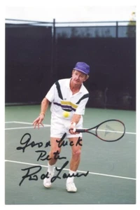 Tennis Legend ROD LAVER Hand Signed Photo 4x6 from 1990s - Picture 1 of 1