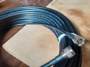 US MADE RG-213/U 150 FT N Male to N Male COAX CABLE CB,HAM,SCANNER - Picture 1 of 2