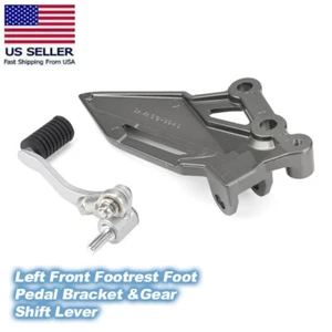 Left Front Footrest Foot Pedal Bracket & Gear Shift Lever For Kawasaki Ninja 300 - Picture 1 of 17