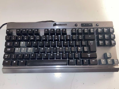 Corsair Vengeance K65 Mechanical Keyboard Old School Grey/Black UK  - Image 1 of 2