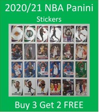 2020/21 NBA Panini Stickers (#251-#500) Buy 3 Get 2 FREE inc LeBron Zion Simmons