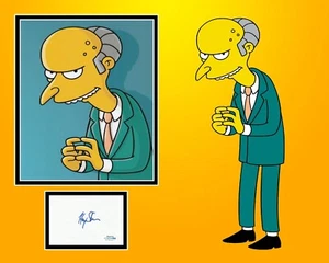 HARRY SHEARER SIGNED THE SIMPSONS PHOTO MOUNT (2) ALSO ACOA - Picture 1 of 1