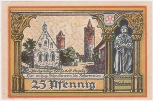 (N87-57) 1920s Germany 25pf emergency bank note (BG)  - Bild 1 von 2