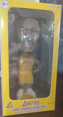洛杉矶湖人队加里·佩顿 摇头公仔 篮球运动员 7 英寸娃娃 2004 — 第 1/4 张图片