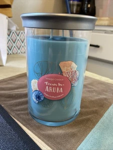 Caribbean Collection 20oz OCEAN IN ARUBA - Yankee Candle - Picture 1 of 4
