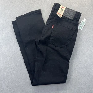 LEVIs  511 Slim Fit Performance Black Jeans Boys 16 28x30 Adjustable - Picture 1 of 17