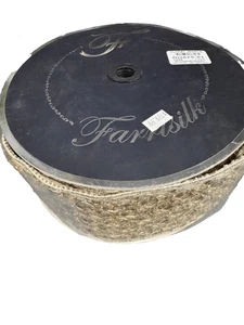 Farrisilk Floral Jewels Ribbon Gold ribbon holiday christmas 3" X 10 "YD- $179 - Picture 1 of 5