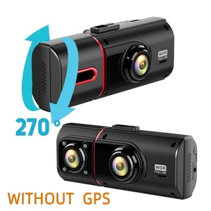 1.58in Car DVR G-sensor WIFI Driving Recorder 270 Degree Rotation Dual Recording - Picture 1 of 13