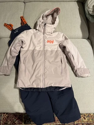 Детская лыжная куртка Helly Hansen (Traverse размер 10) и нагрудник (Rider 2.0 изолированная размер 9 - Изображение 1 из 4
