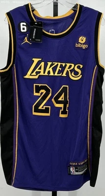 Пуловер мужской Nike Kobe Bryant 24 Los Angeles Lakers 50 фиолетовый полиэстер большой - Изображение 1 из 4