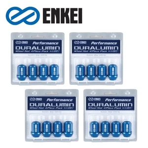 16pcs ENKEI Genuine Duralumin Wheel Lug Nut Set (No Lock) 19HEX 12x1.25 Blue - Picture 1 of 5